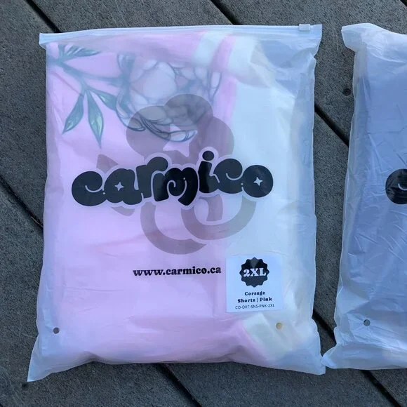 Women's Carmico Casual Shorts 2XL Pink - Picture 6 of 6